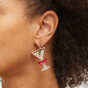 BaubleBar Seasonal Spirits Holiday Earrings New